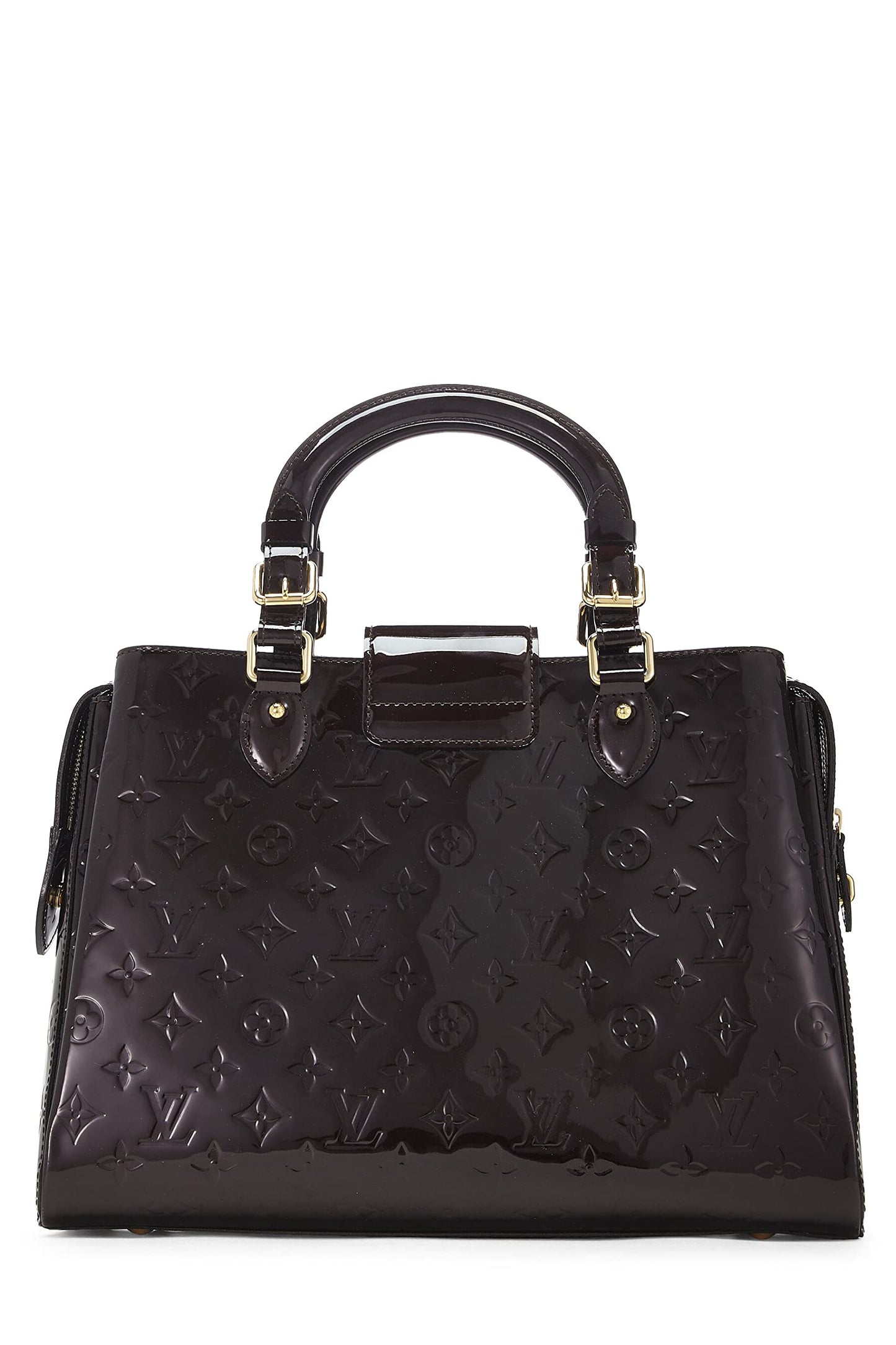 Louis Vuitton, Monograma Amarante Pre-Loved Vernis Melrose Avenue, Púrpura