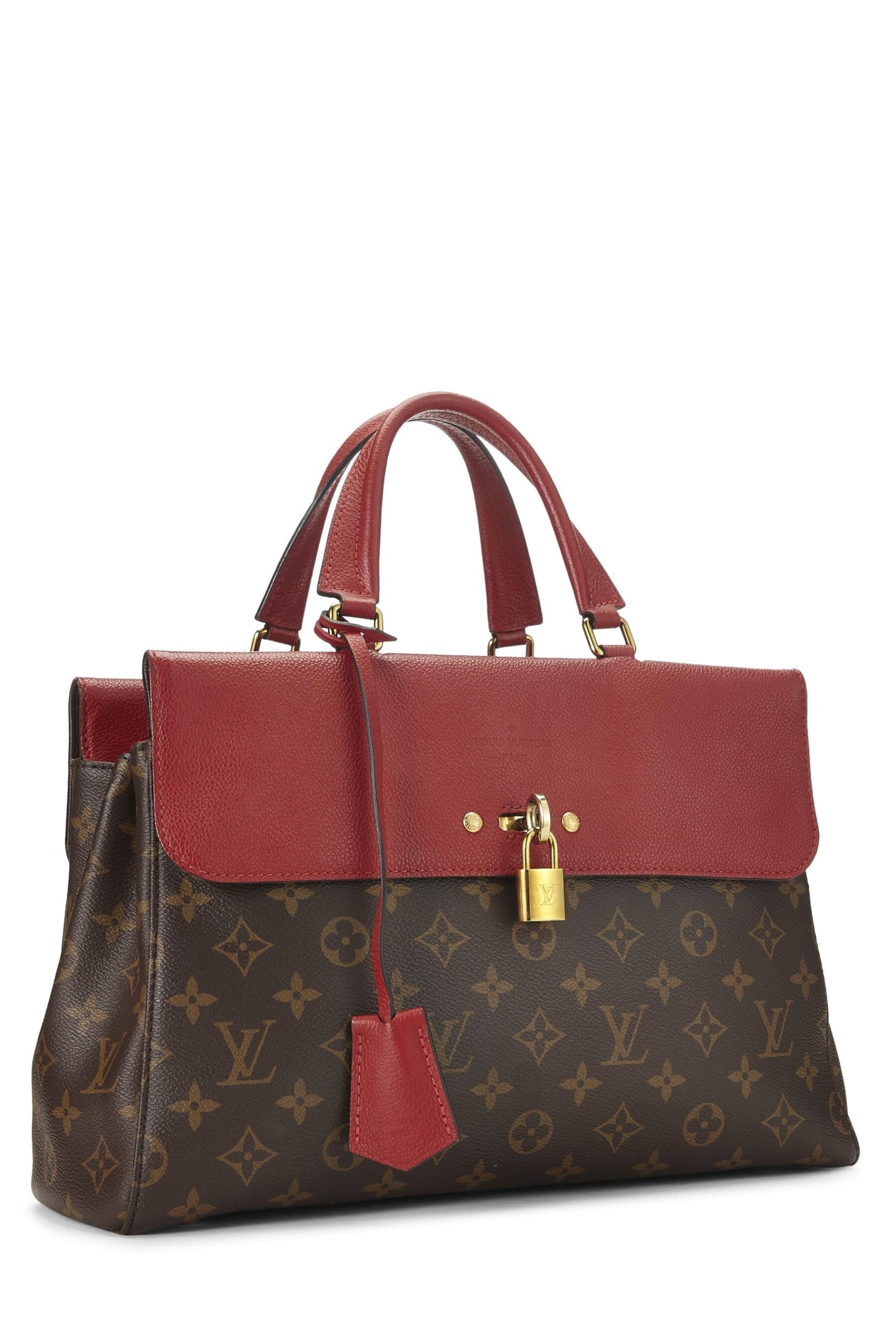 Louis Vuitton, Venus de lona con monograma rojo Pre-Loved, Rojo