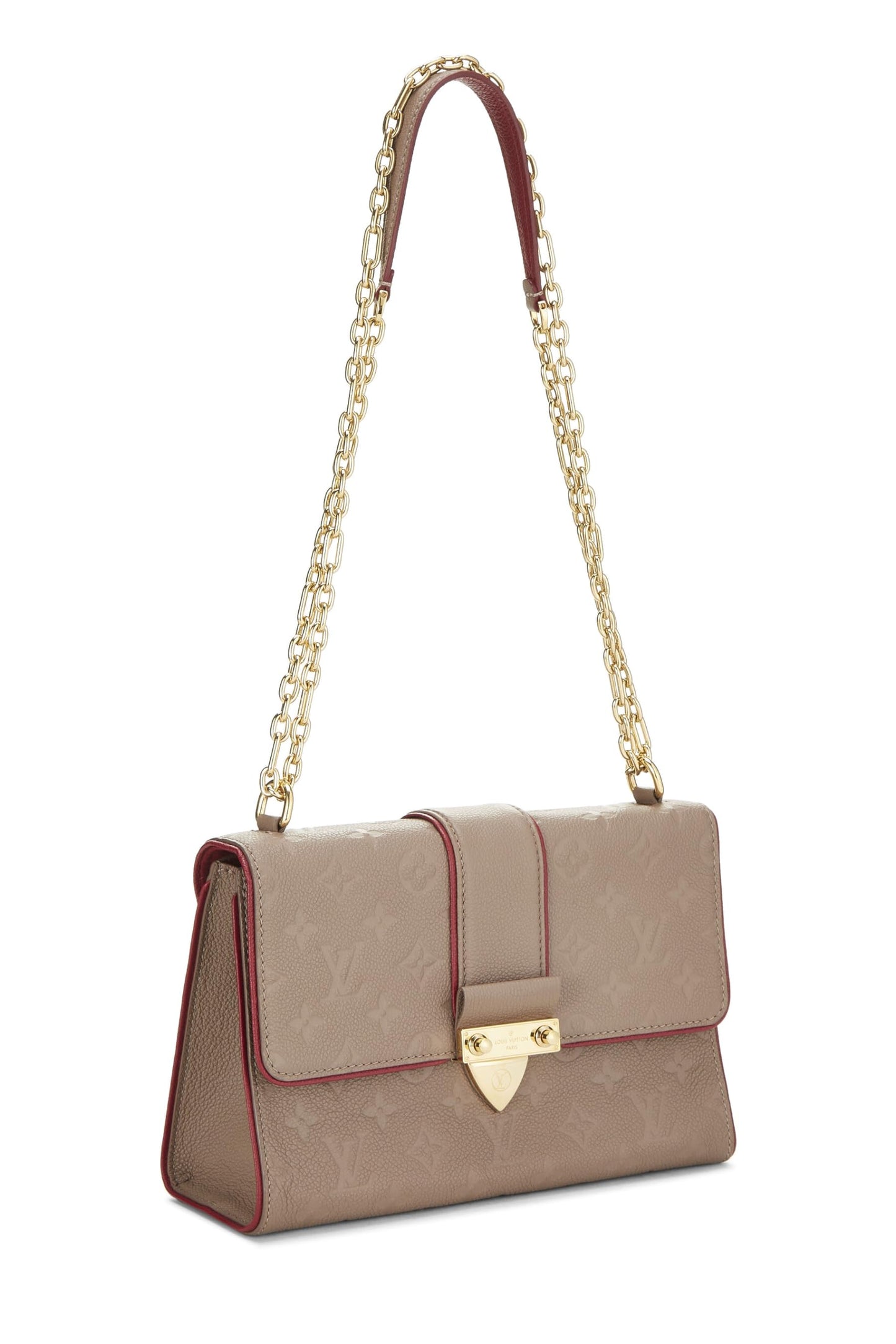 Louis Vuitton, Monogramme Bronze Pré-Aimé Empreinte Saint Sulpice PM, Beige