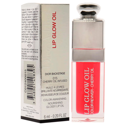 Christian Dior Dior Addict Lip Glow Oil - 015 Cherry Lip Oil Women 0.2 oz, acabado brillante