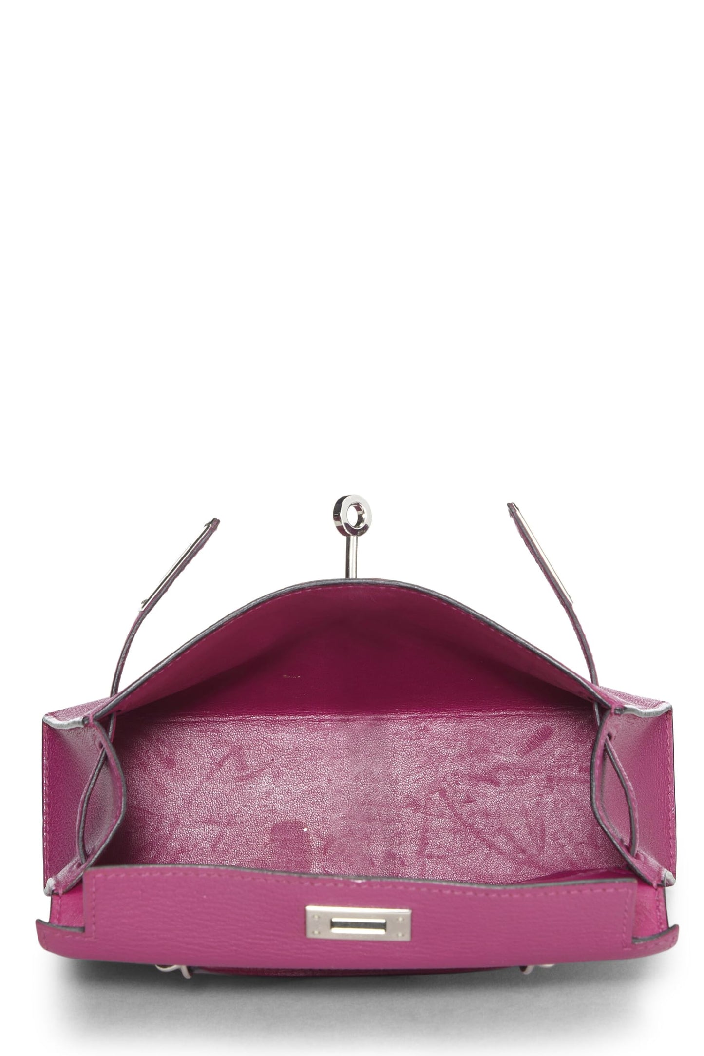 Hermès, Pré-Aimé Rose Pourpre Chevre Kelly Sellier 20 Mini, Rose Violet