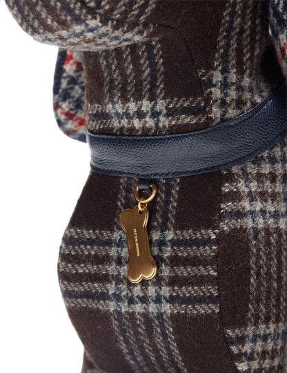 Thom Browne, sac à dos pour chien Hector Plaid d'occasion, taille unique, à carreaux