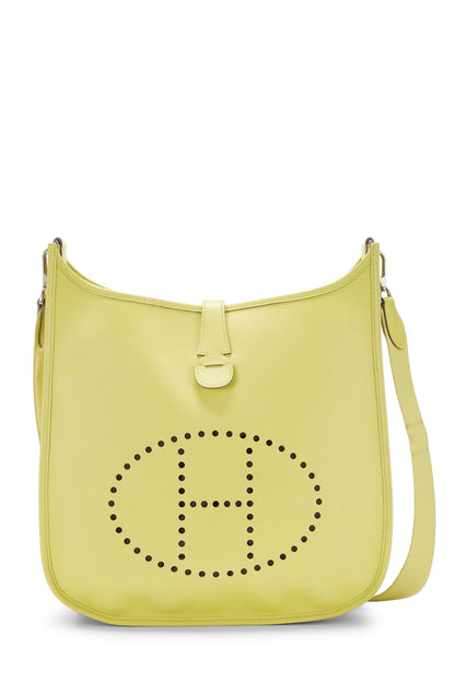 Hermès, Clémence Evelyne III GM Jaune d'occasion, Jaune