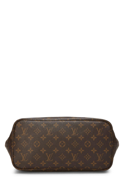 Louis Vuitton, Neverfull MM en toile monogram rouge d'occasion, rouge