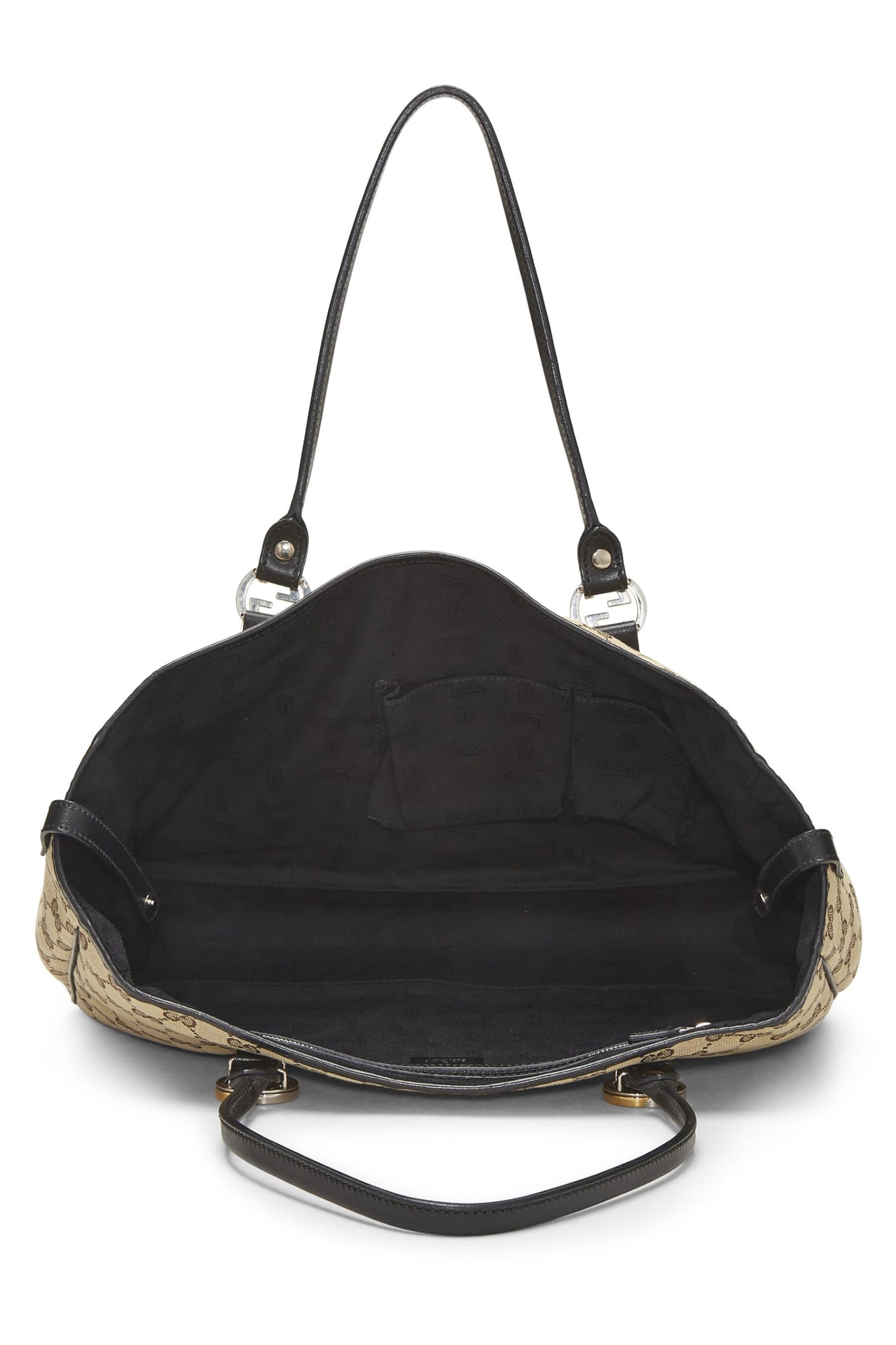 Gucci, sac fourre-tout Twins en toile GG noir d'occasion, noir