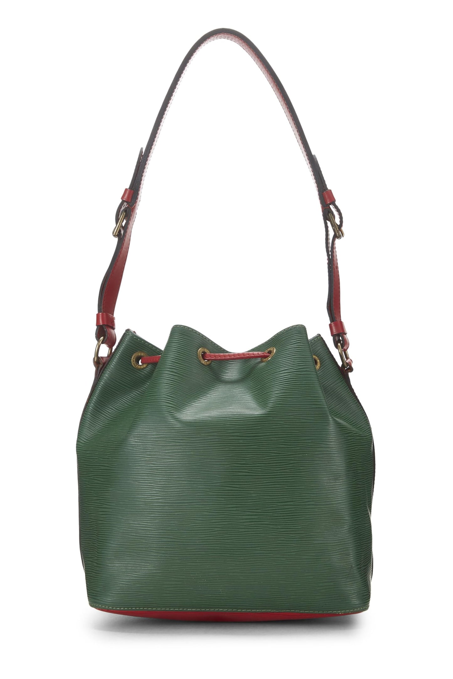 Louis Vuitton, Epi Noé Petite Bicolore Borneo Vert &amp; Rouge d'occasion, Multi