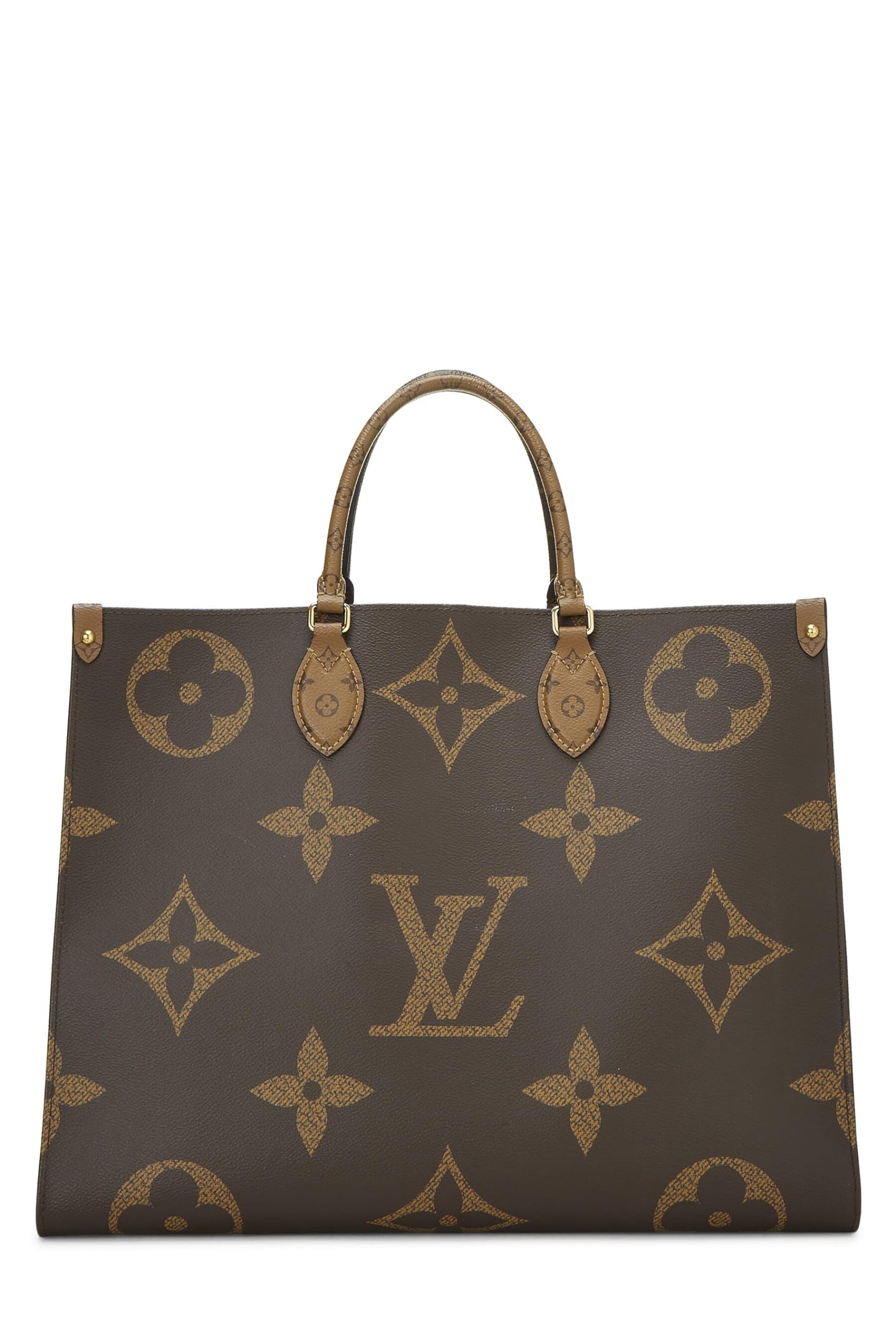 Louis Vuitton, Pre-Loved Monogram Reversed Giant On The Go GM, Brown