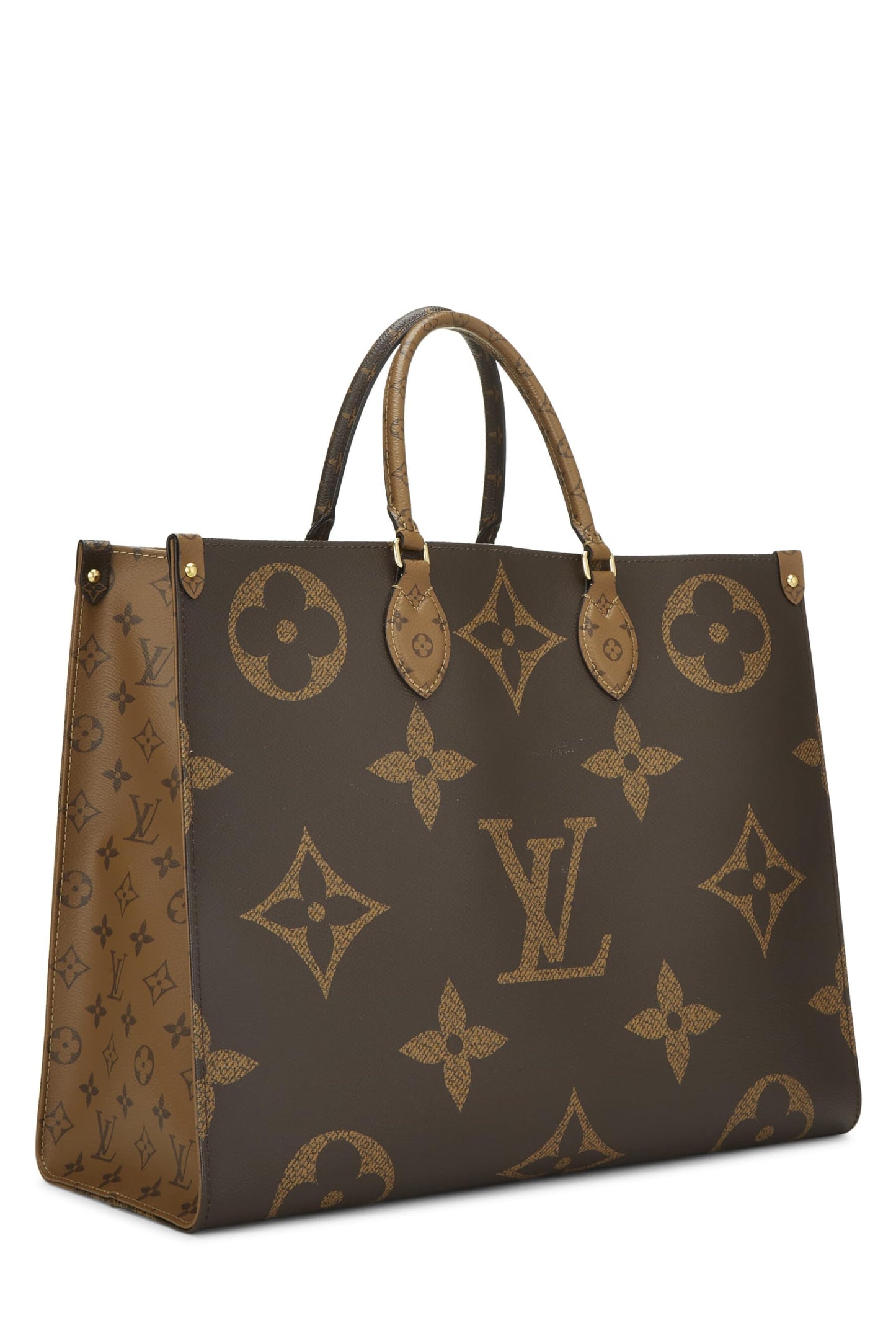 Louis Vuitton, Pre-Loved Monogram Reversed Giant On The Go GM, Brown