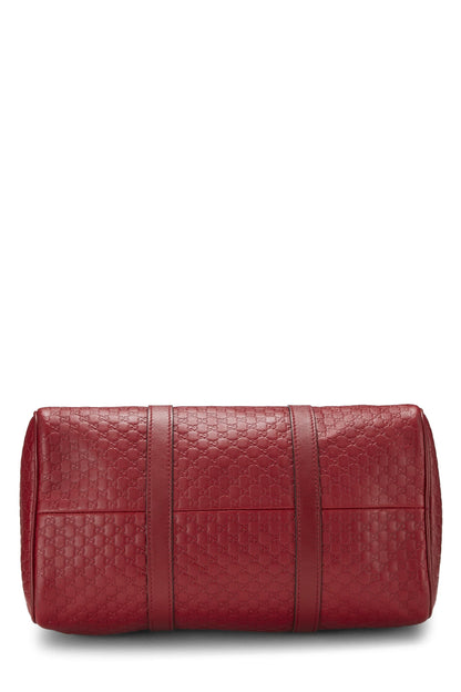 Gucci, Pre-Loved Red Microguccissima Leather Joy Boston, Red