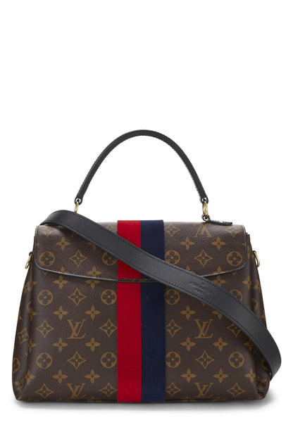 Louis Vuitton, Georges MM rayé en toile Monogram d'occasion, rouge