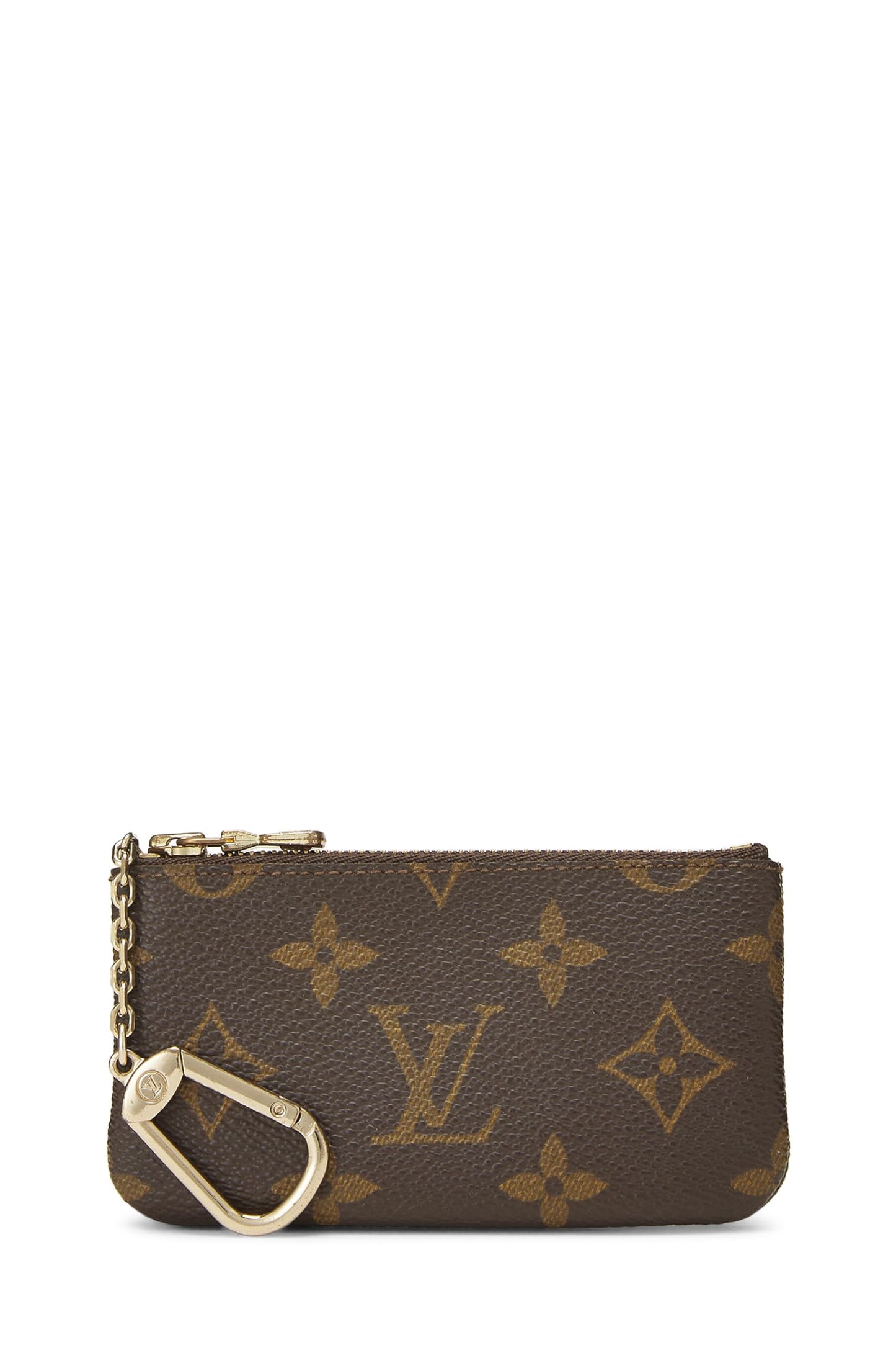 Louis Vuitton, Pre-Loved Monogram Canvas Pochette Clefs, Brown