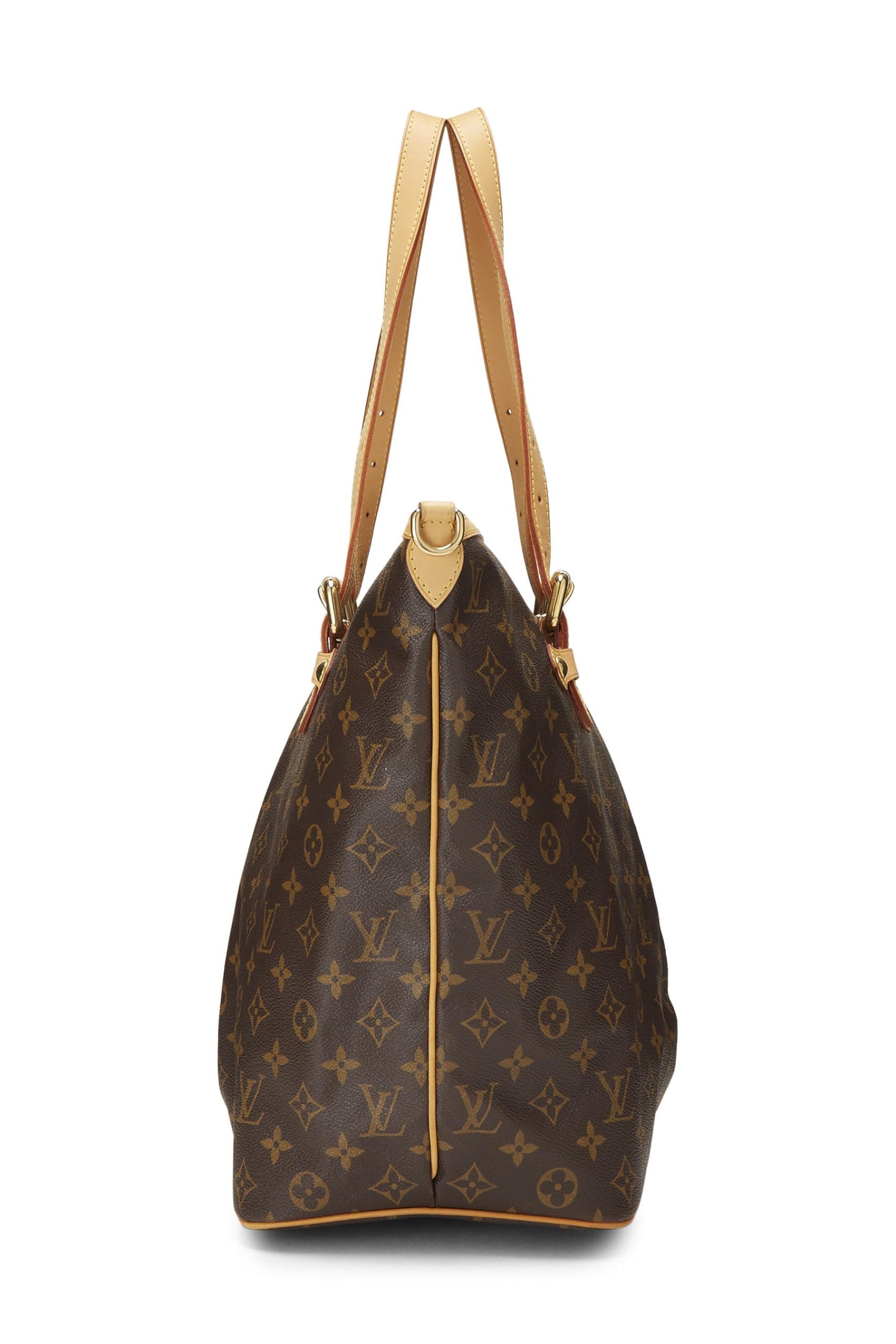 Louis Vuitton, sac Palermo GM en toile Monogram d'occasion, marron