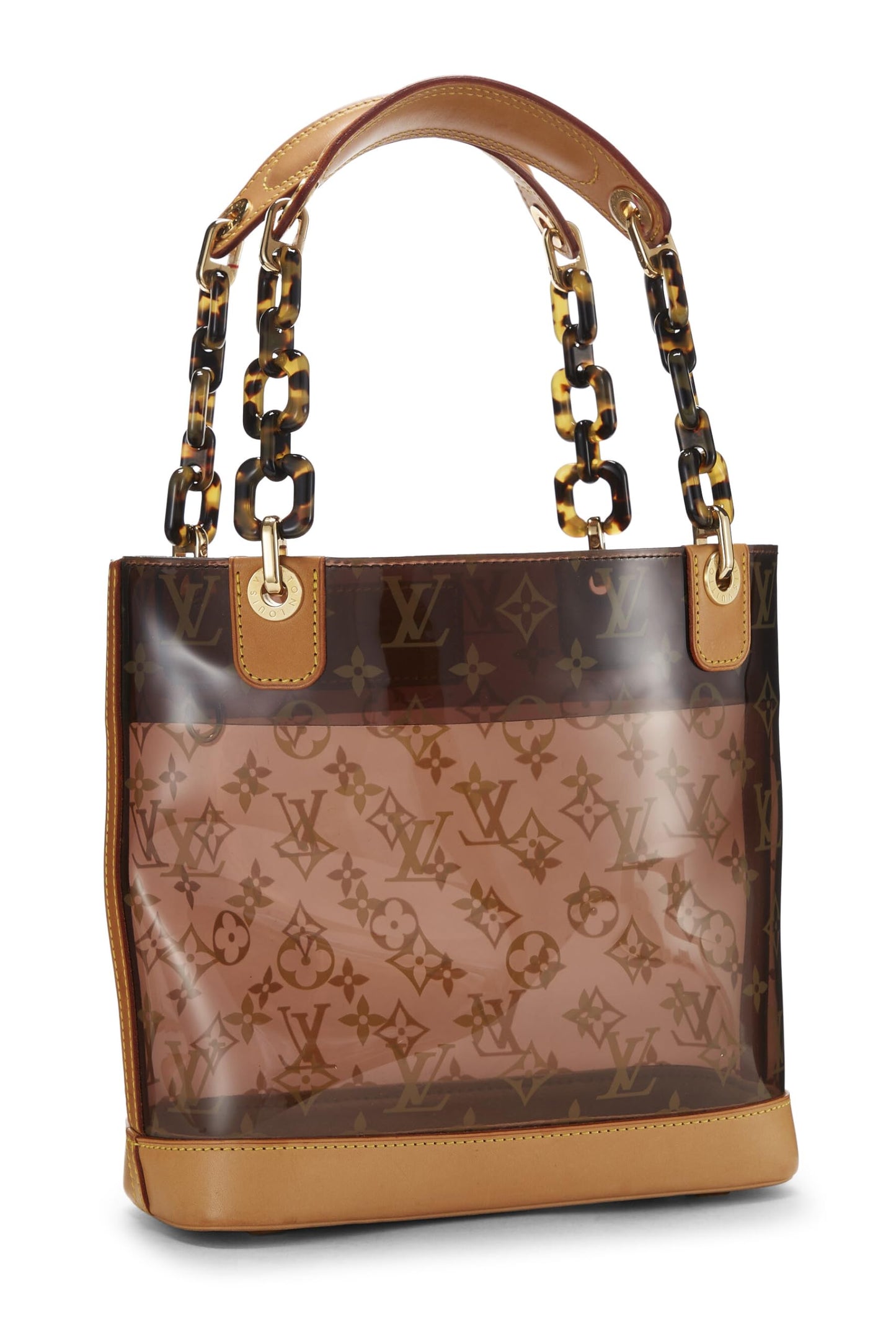 Louis Vuitton, Pre-Loved Monogram Ambre Vinyl Cabas PM, Brown