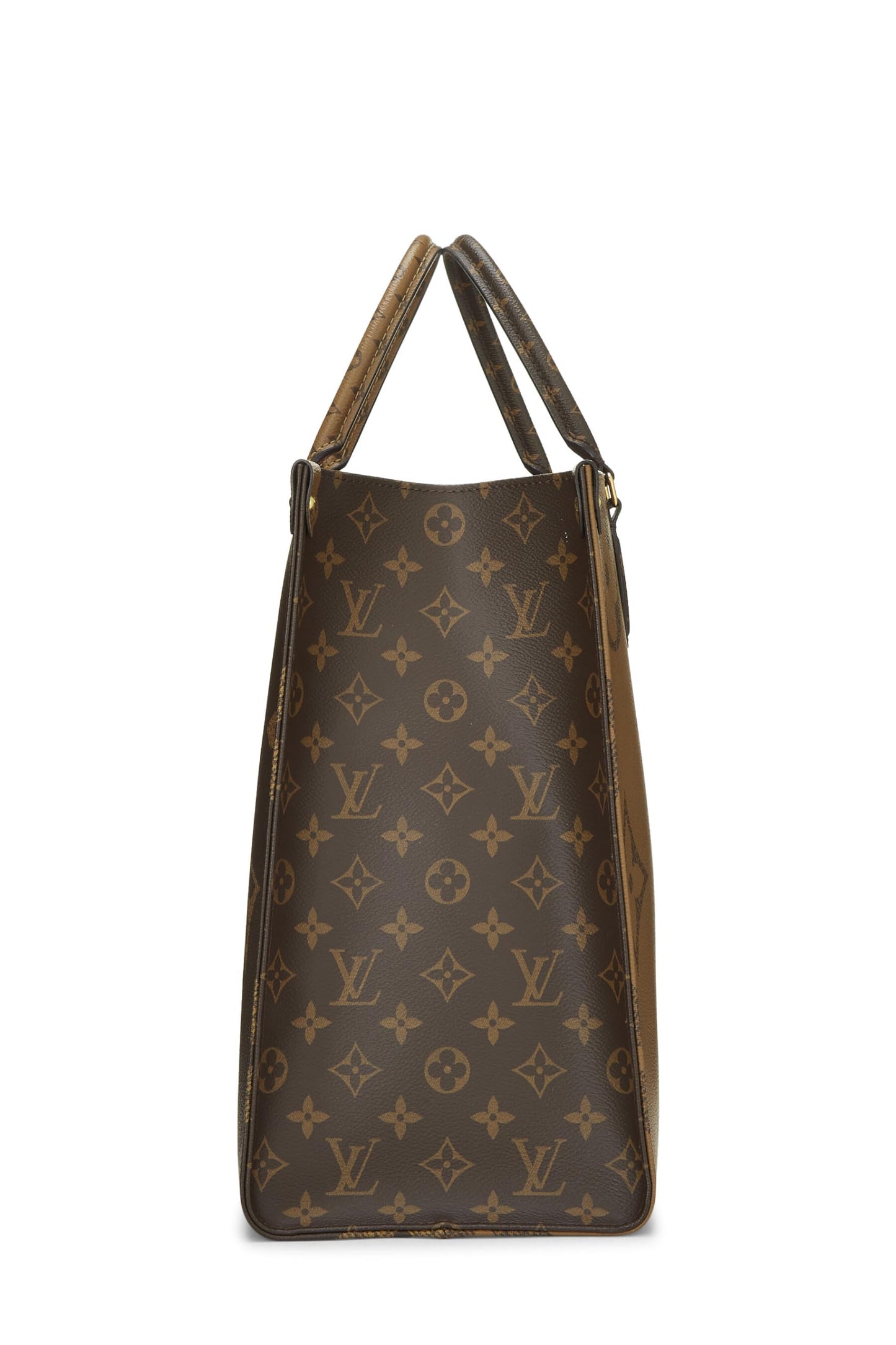 Louis Vuitton, Pre-Loved Monogram Reversed Giant On The Go GM, Brown