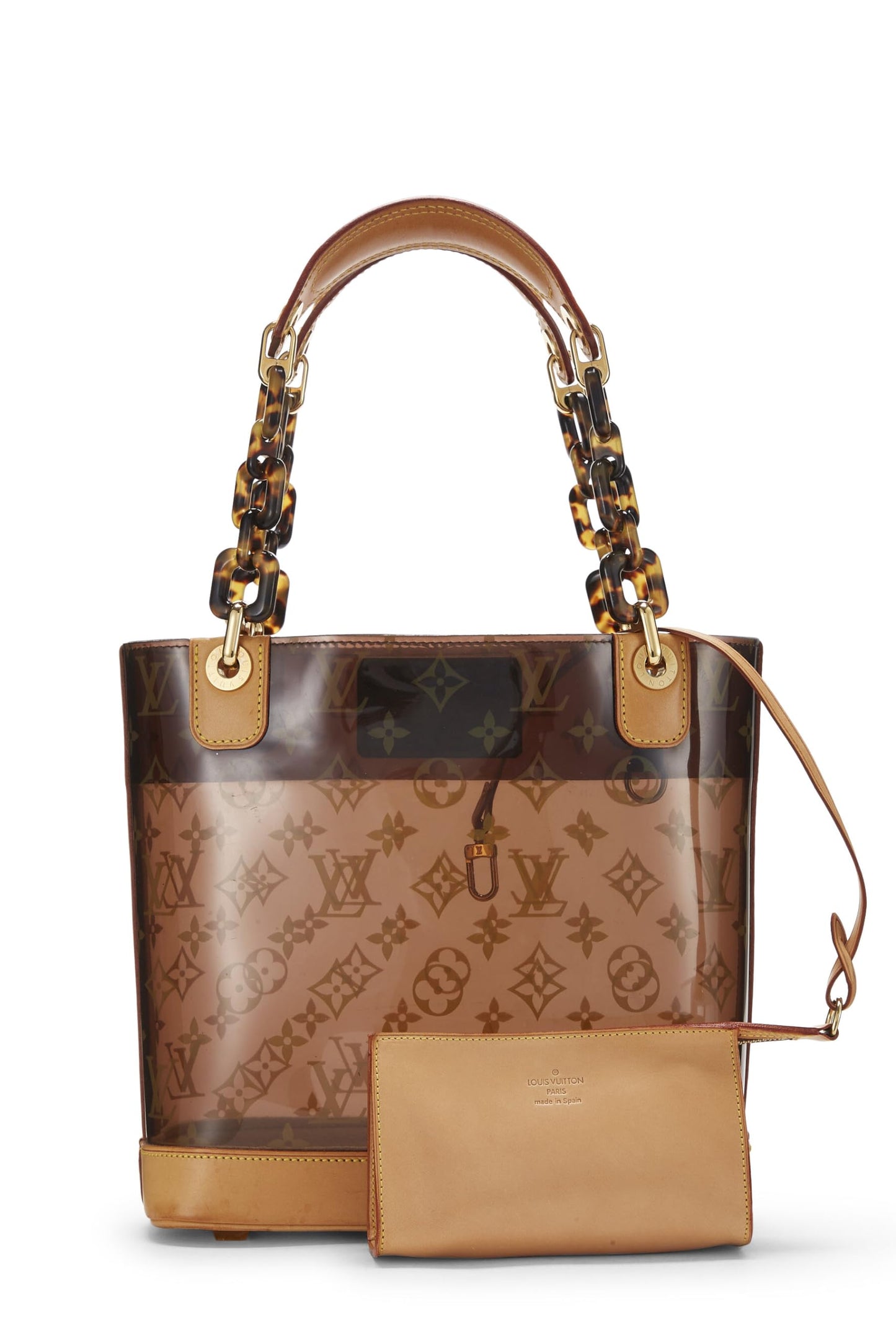 Louis Vuitton, Cabas PM en vinyle Monogram Ambre d'occasion, marron