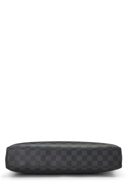 Louis Vuitton, Pre-Loved Damier Graphite Porte-Documents Jour, Black