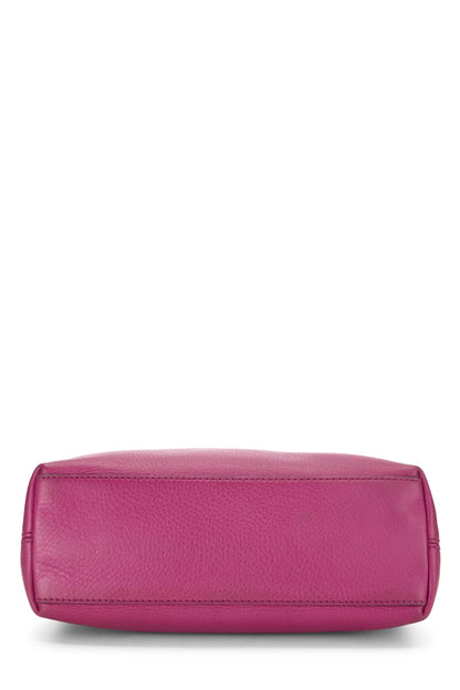 Gucci, petit sac fourre-tout Soho en cuir violet d'occasion, violet