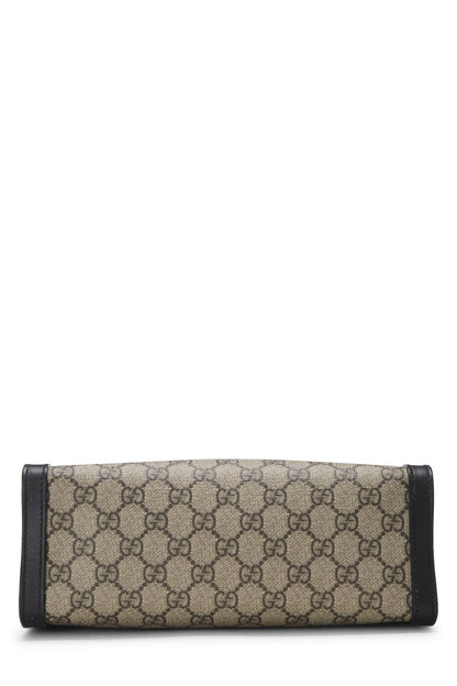 Gucci, sac fourre-tout en toile noire GG Supreme Original Padlock Small, d'occasion, noir