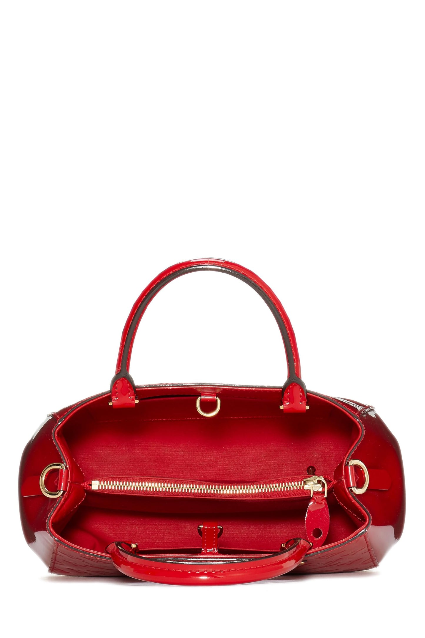 Louis Vuitton, Cerise Vernis Montaigne BB d'occasion, Rouge