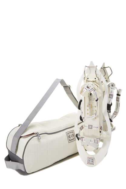 Chanel, Pre-Loved White Sportline Snow Shoes, White