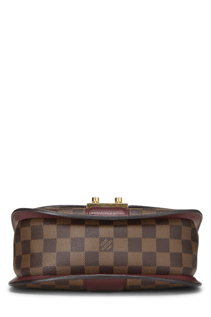 Louis Vuitton, Pre-Loved Black Damier Ebene Wight, Burgundy