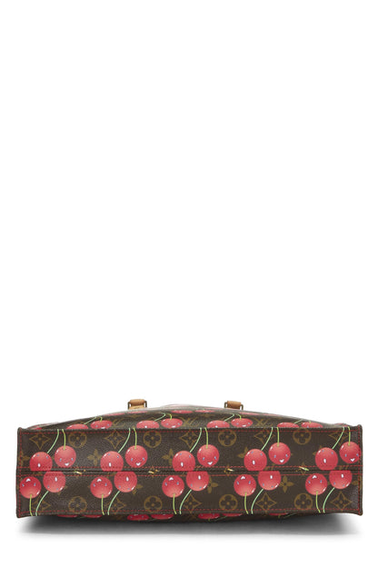 Louis Vuitton, Takashi Murakami x Louis Vuitton Monogram Cerises Sac Plat, Marron