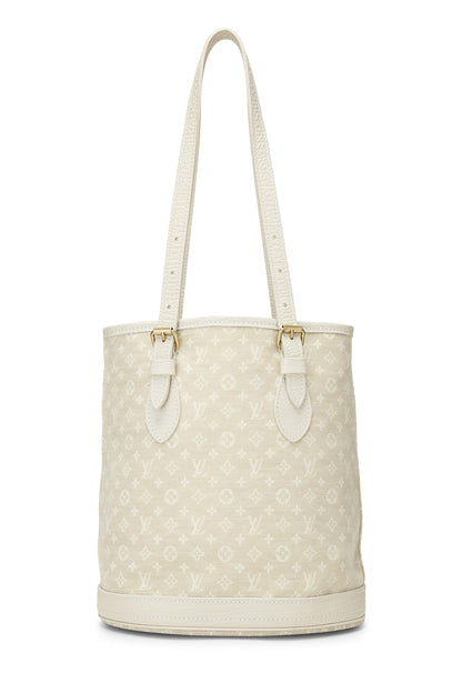 Louis Vuitton, Mini Lin Bucket PM Beige Monogram d'occasion, Beige