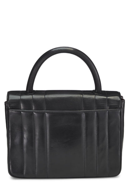 Chanel, Kelly en cuir d'agneau vertical noir d'occasion, noir