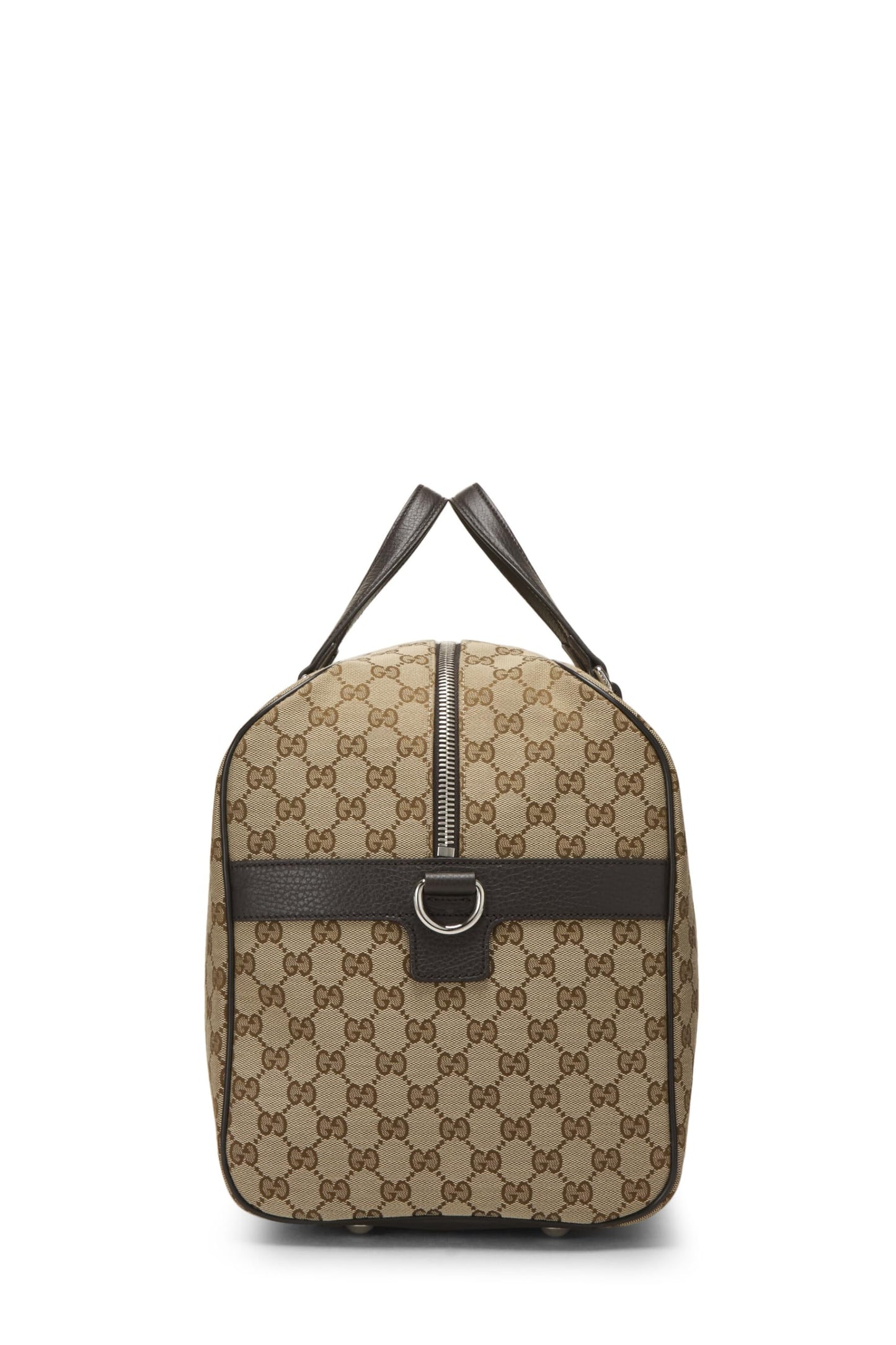 Gucci, Boston XL en toile GG d'origine d'occasion, marron