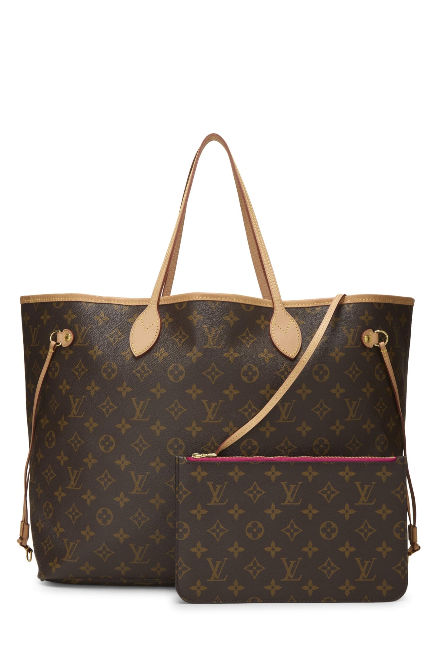 Louis Vuitton, Lona con monograma rosa Pre-Loved Neo Neverfull GM, Rosa