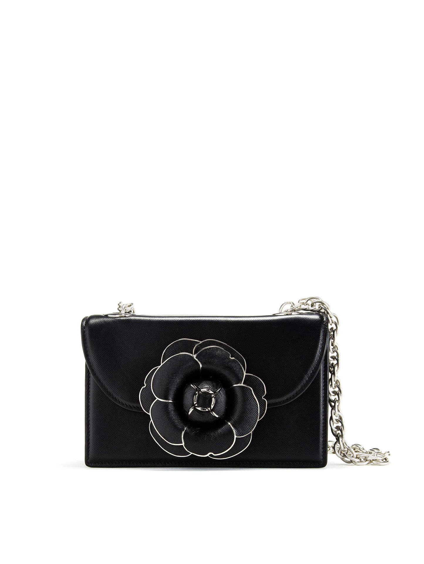 Sac Oscar de la Renta Saffiano TRO noir