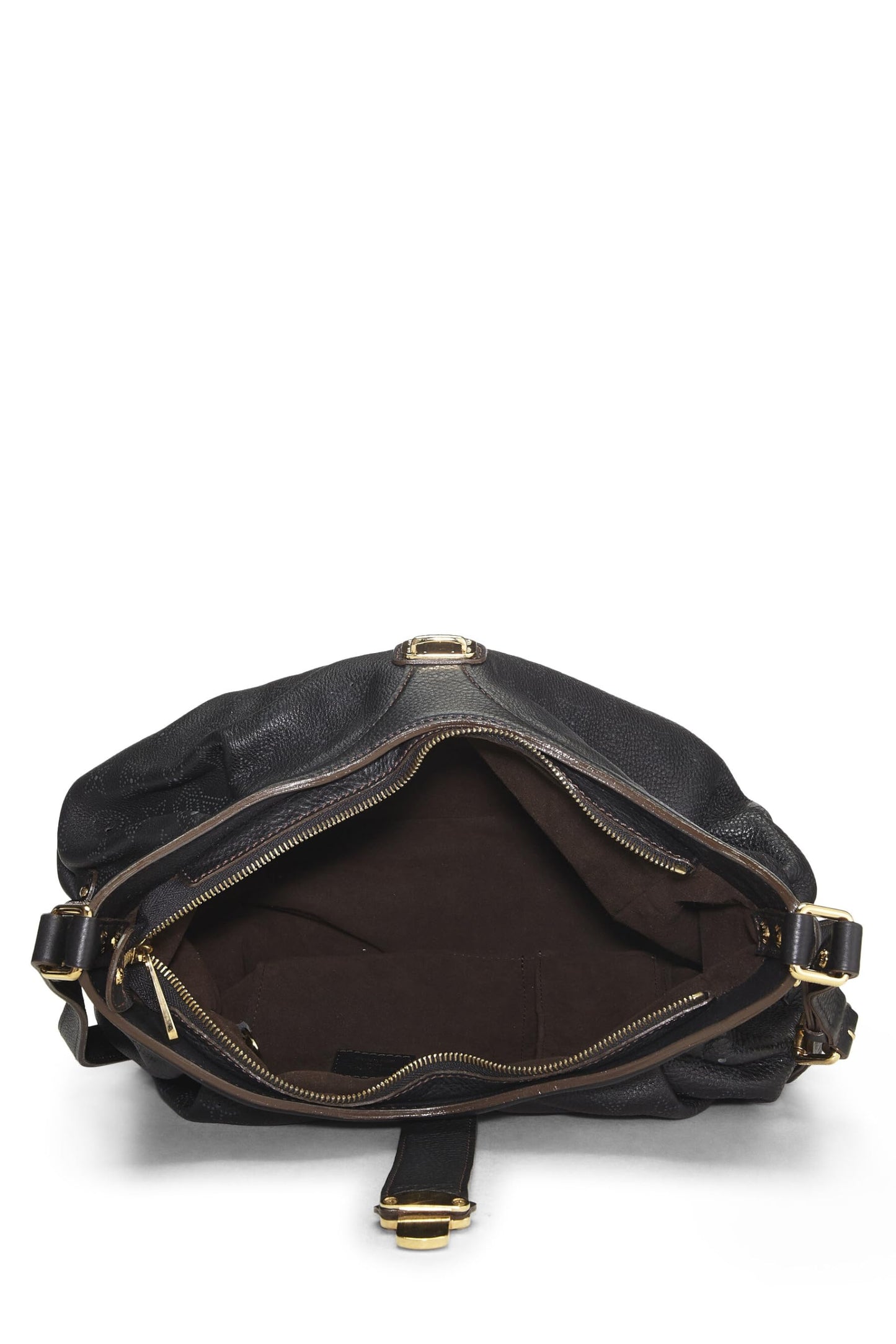 Louis Vuitton, Cuero Mahina con monograma negro Pre-Loved XS, Negro