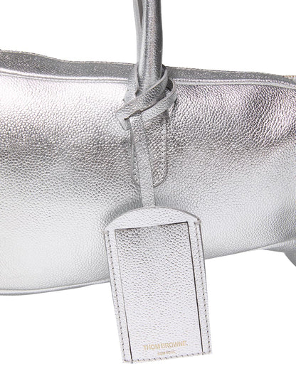 Thom Browne, Pre-Loved Women’s Large Hector Bag In Pebble Grey - Large, One Size, Pebble Grey