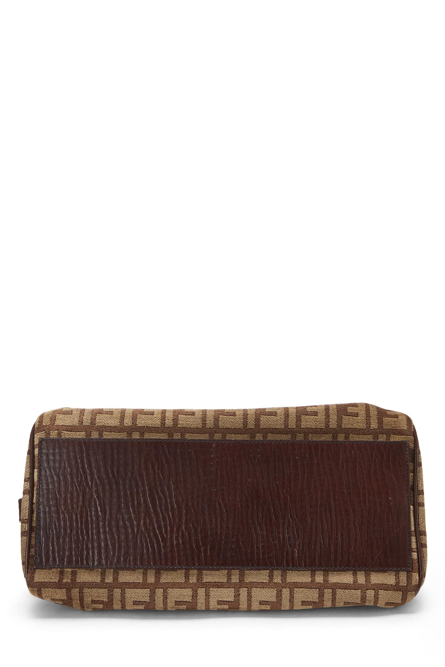 Fendi, Pre-Loved Brown Zucca Velour Bag Du Jour Medium, Brown