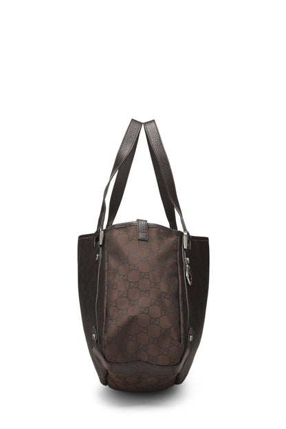 Gucci, Pre-Loved Brown Original GG Nylon Abbey Tote Large, Brown