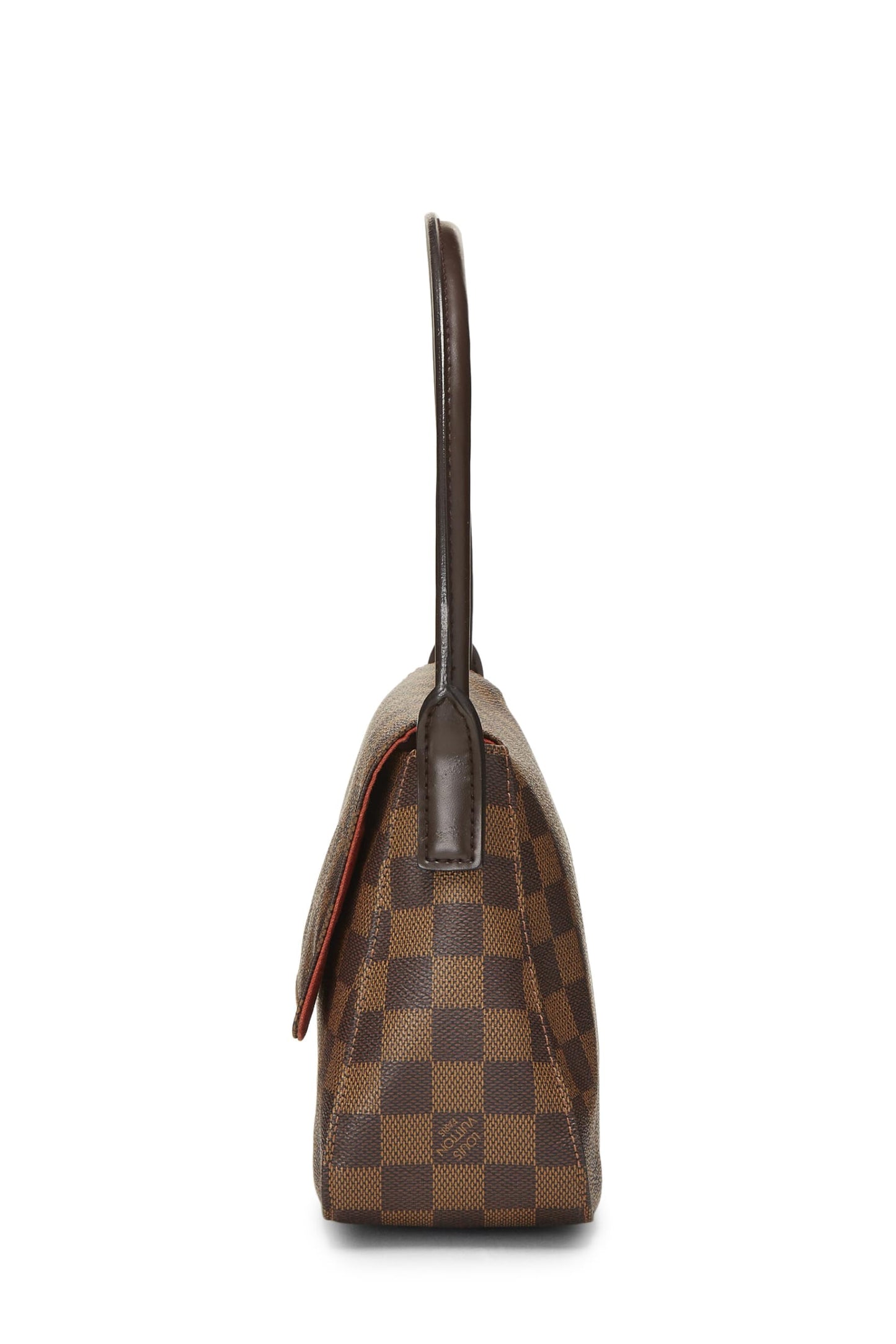 Louis Vuitton, toile Damier Ebene Looping PM d'occasion, marron