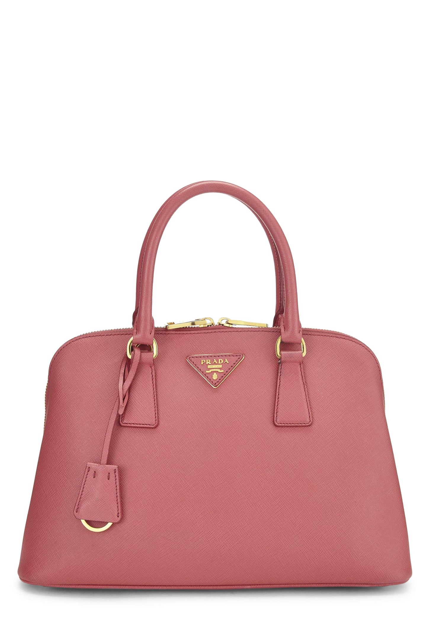 Prada, Pre-Loved Pink Saffiano Promenade Medium, Pink