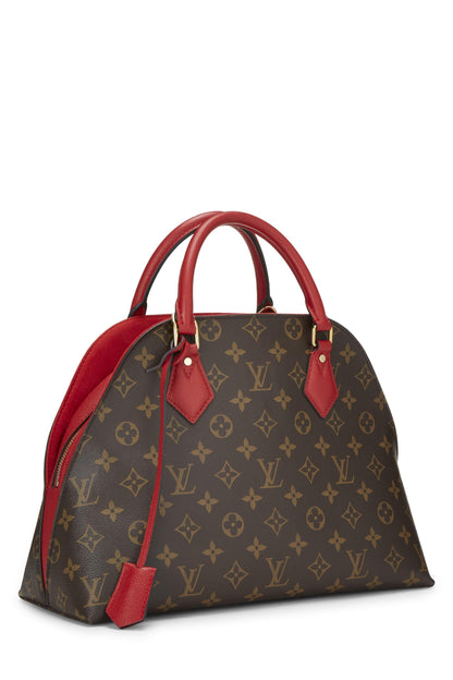 Louis Vuitton, Alma BNB de lona con monograma rojo Pre-Loved, Rojo