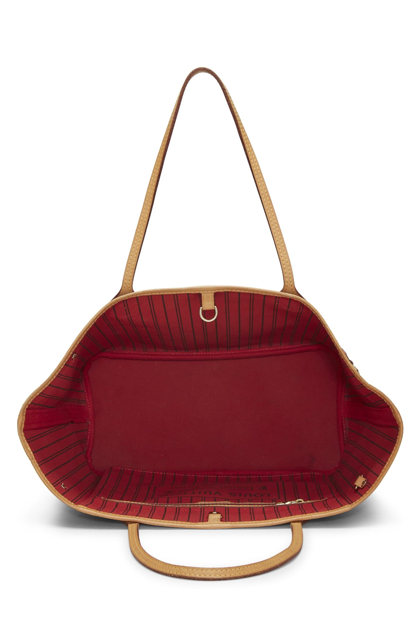 Louis Vuitton, Neo Neverfull MM en toile monogram rouge d'occasion, rouge