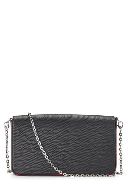 Louis Vuitton, Epi Pochette Felicie noire d'occasion, noir