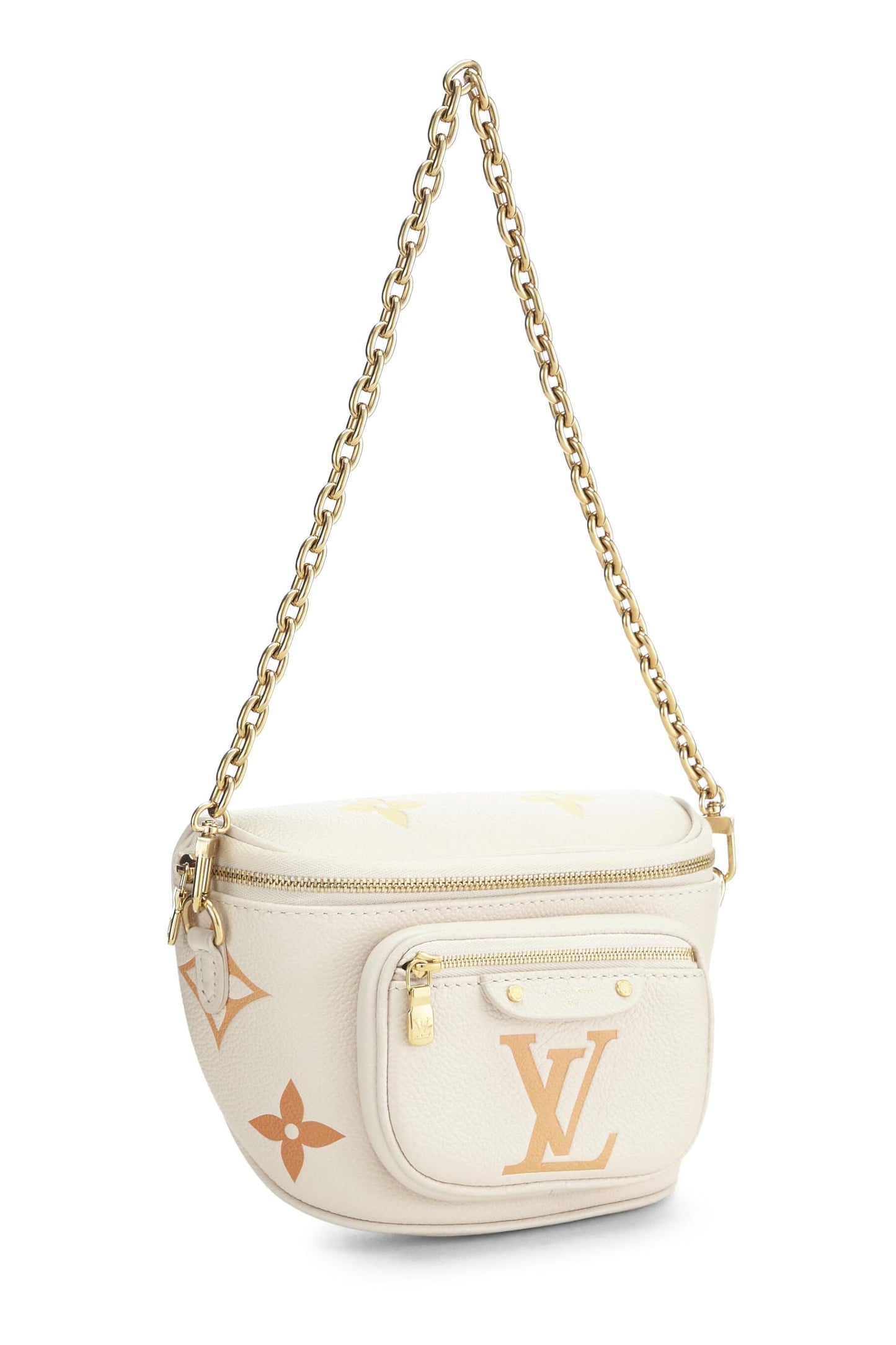 Louis Vuitton, Mini sac banane géant Monogram Empreinte Crème d'occasion, Crème