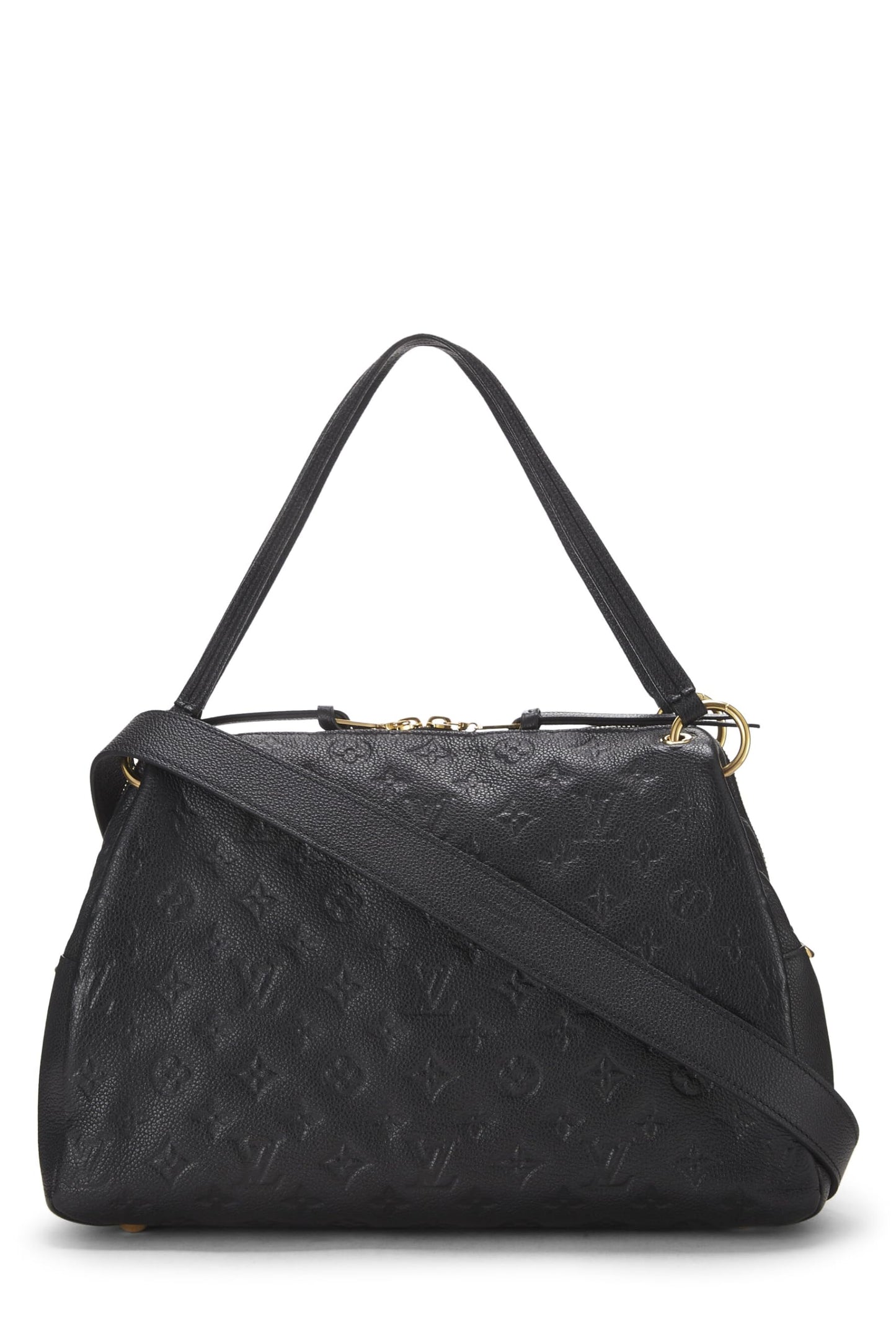 Louis Vuitton, Pre-Loved Black Monogram Empreinte Ponthieu PM, Black