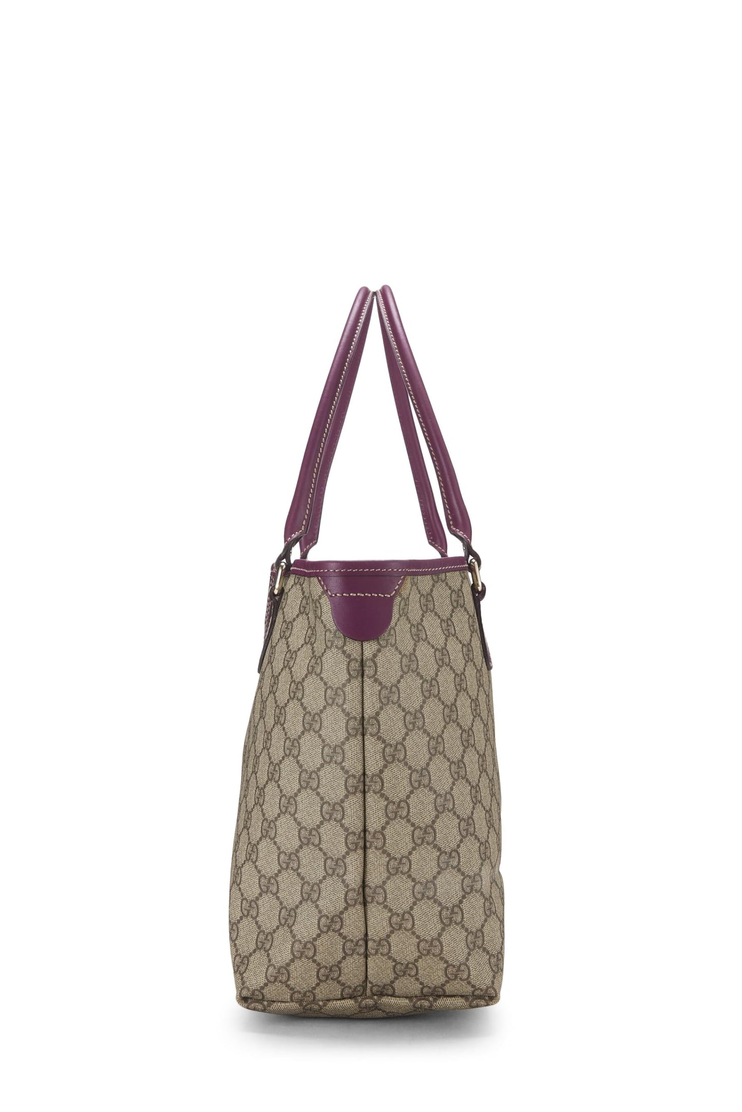 Gucci, Bolso tote de lona GG Supreme original morado Pre-Loved, Púrpura