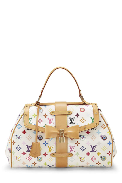 Louis Vuitton, sac à main Love You blanc Monogram multicolore Eye de Takashi Murakami x Louis Vuitton d'occasion, blanc