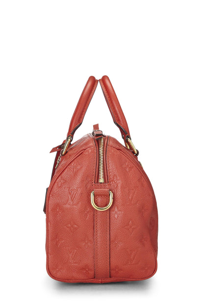 Louis Vuitton, Pré-aimé Orient Monogram Empreinte Speedy Bandouliere 25, Orange