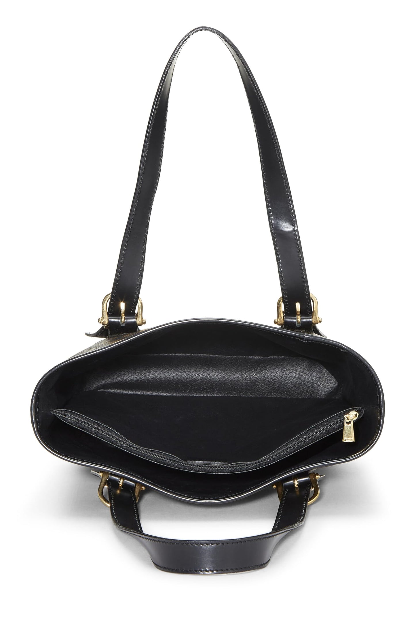 Céline, Pre-Loved Black Coated Canvas Macadam Tote, Black