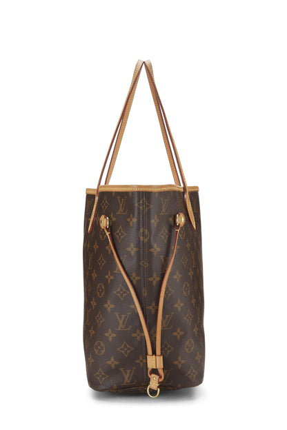 Louis Vuitton, Neo Neverfull MM en toile monogram rouge d'occasion, rouge