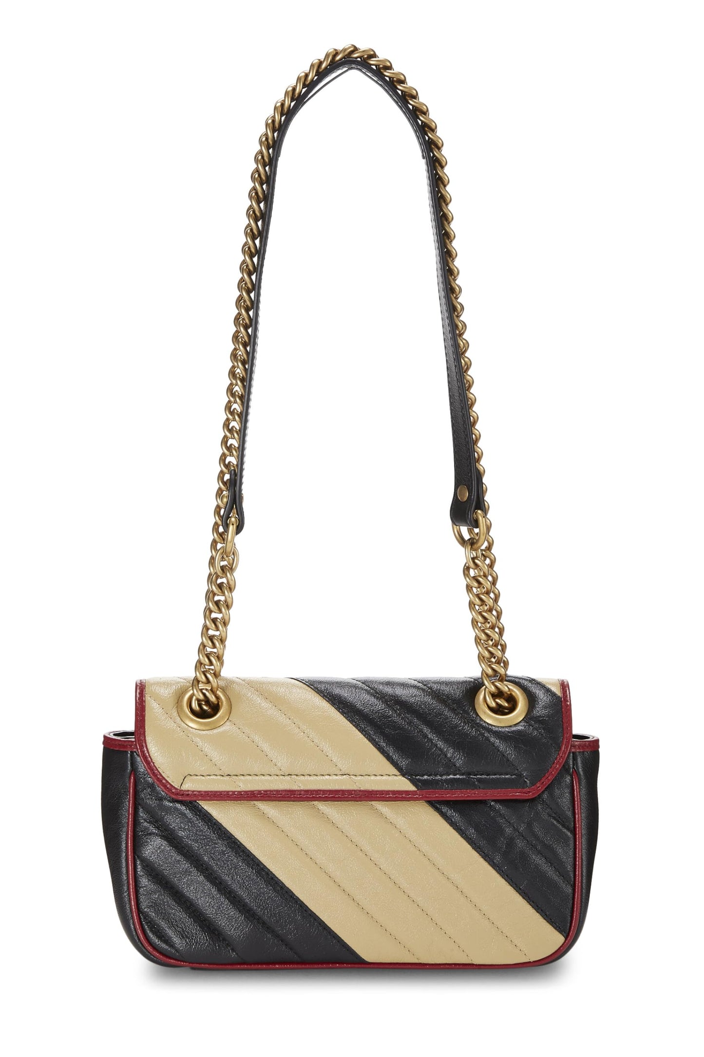 Gucci, Bolso de hombro mini GG Marmont de cuero multicolor Pre-Loved, Multicolor