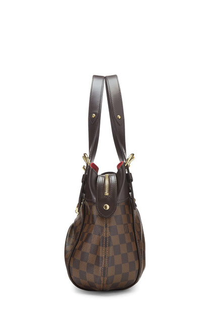 Louis Vuitton, Damier Ebene Sistina PM d'occasion, marron