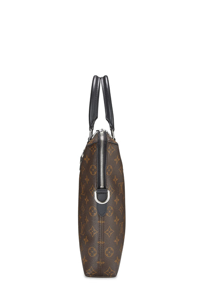 Louis Vuitton, Pre-Loved Monogram Macassar Porte-Documents Jour, Brown